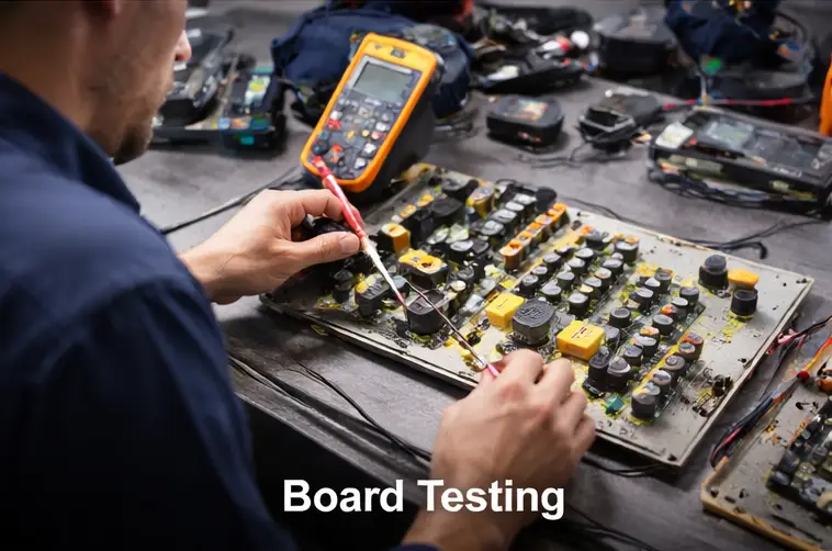 TV Board Testing Photo